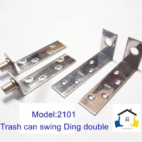 2101 台灣製作 垃圾桶鉸鍊  搖擺鉸鍊 寵物出入門 門中門鉸鍊一組4片附螺絲