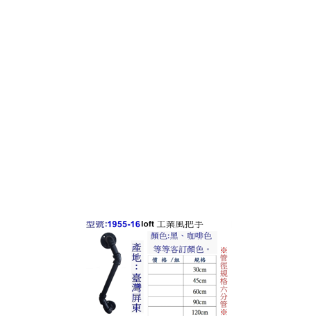 LoFt工業風把手