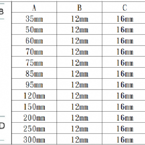[1101-D] 黑色ㄧ字型橡膠消音門檔