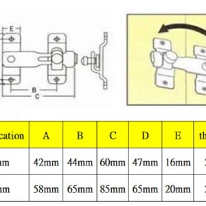 門扣。門鎖。鉤鎖  打掛