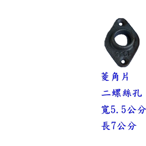 1955-03 菱角固定座 LoFt工業風把