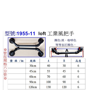 LoFt工業風把手