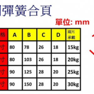 2253單開彈簧合頁